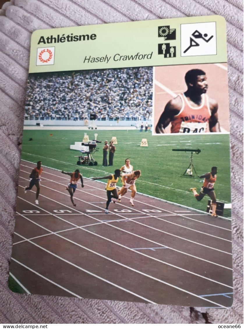 Fiche Rencontre Athlétisme Hasely Crawford D. Quarrie V. Borzov 100 M JO Montreal 1976 - Haltérophilie