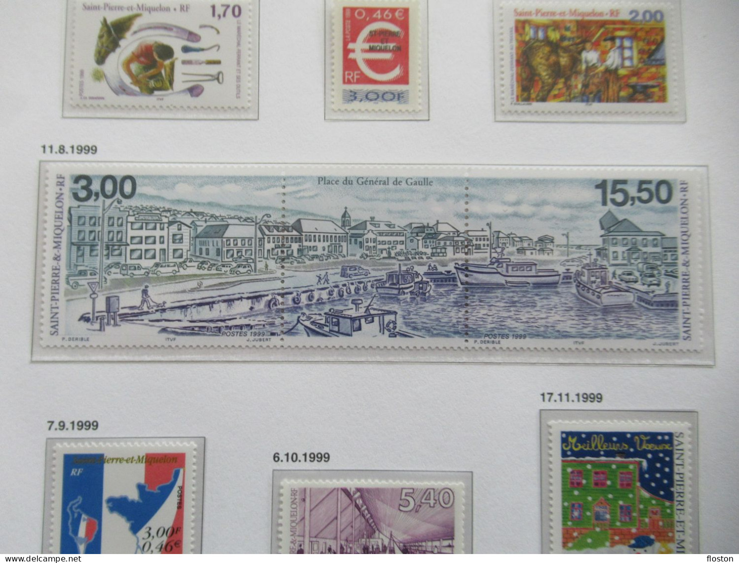 n°609 à 705 - Année 1995 à 1999 - LUXE** + Poste Aérienne n°64-85 (1987 à 2005) + Taxe 1986 sur feuille DAVO