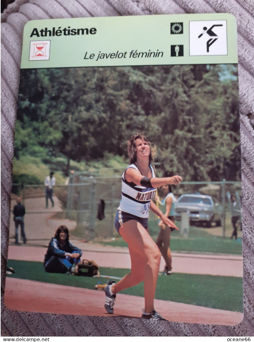 Fiche Rencontre Athlétisme Kathy Schmidt Le Javelot Féminin - Gewichtheffen