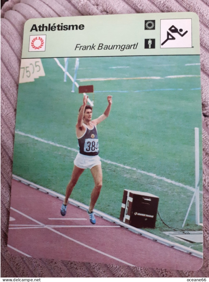 Fiche Rencontre Athlétisme Frank Baumgartl JO Montréal 1976 - Gewichtheben