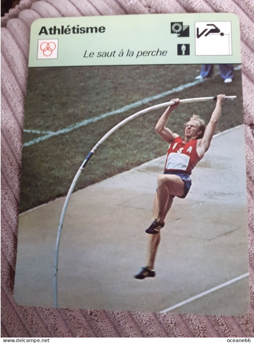 Fiche Rencontre Athlétisme Dave Roberts Le Saut à La Perche - Haltérophilie