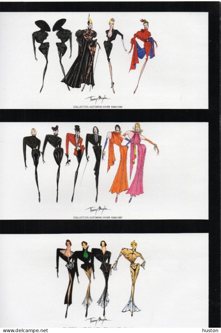 Publicité Thierry MUGLER  - MUGLER Haute Couture Et Défilés 1995/1996 - Publicidad (gacetas)