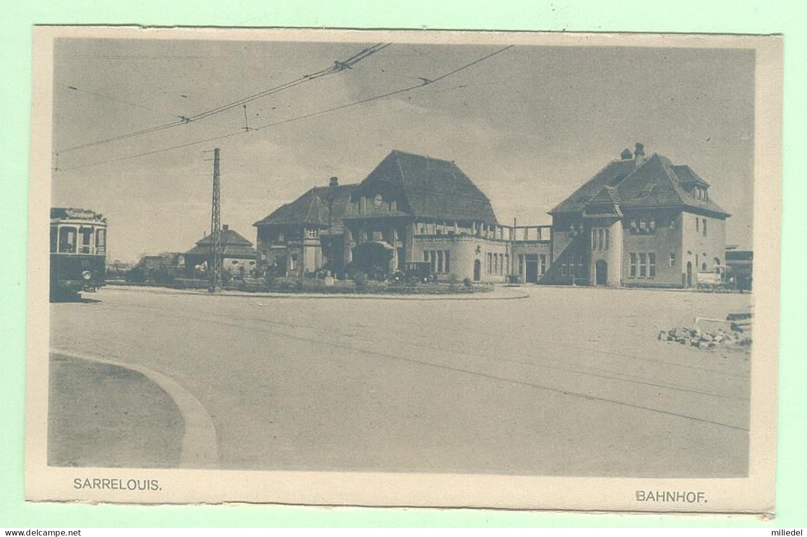 W1483 - ALLEMAGNE - SARRELOUIS - Kreis Saarlouis - Bahnhof - Tramway - Kreis Saarlouis