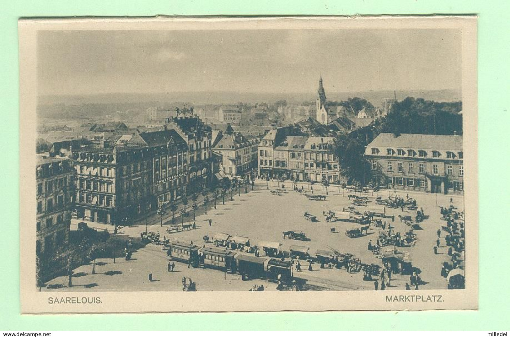W1485 - ALLEMAGNE - SARRELOUIS - Kreis Saarlouis - Marktplatz - Tramway - Kreis Saarlouis