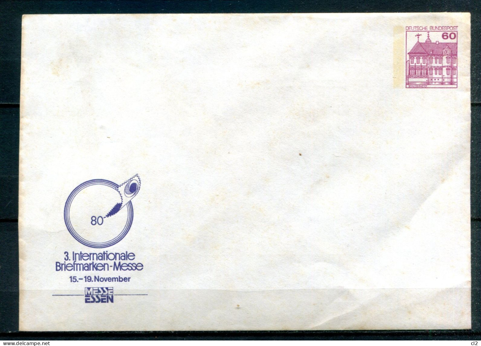 R.F.A. - 3. Internationale Briefmarken-Messe - ESSEN - 15-19 November 80 - Enveloppes Privées - Neuves