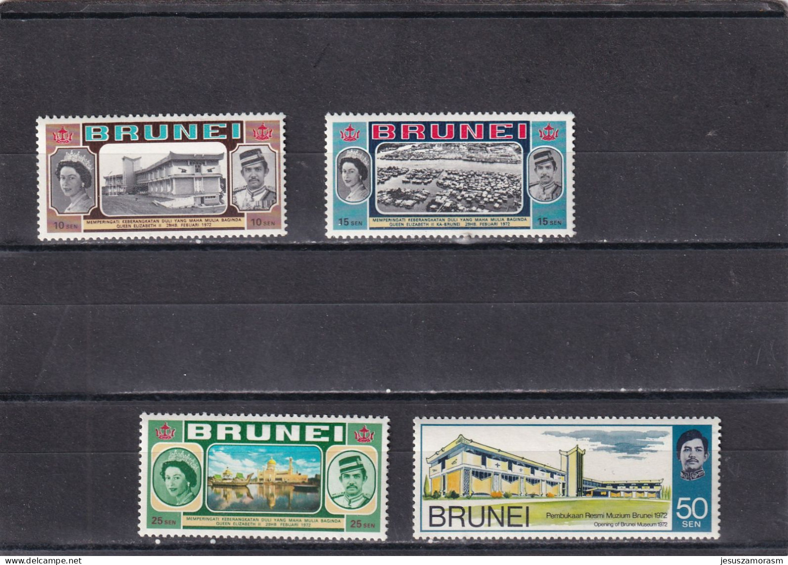 Brunei Nº 172 Al 175 - Brunei (1984-...)