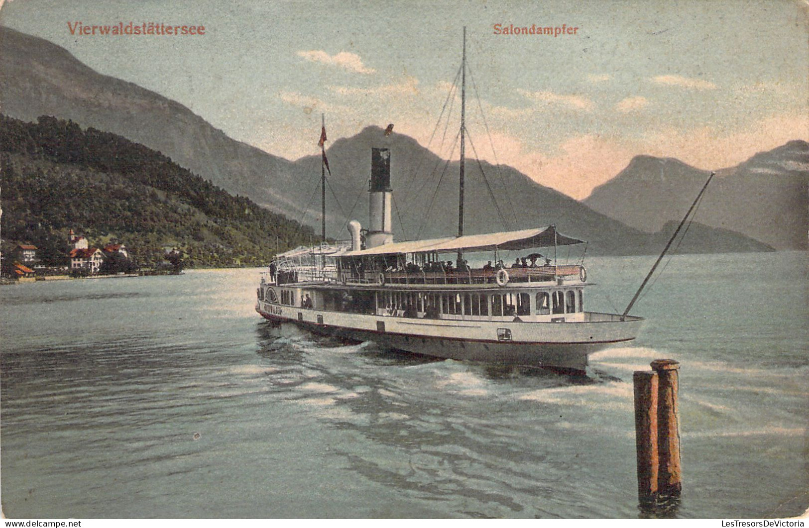 SUISSE - Vierwaldstättersee - Salondampfer - Carte Postale Animée - Wald