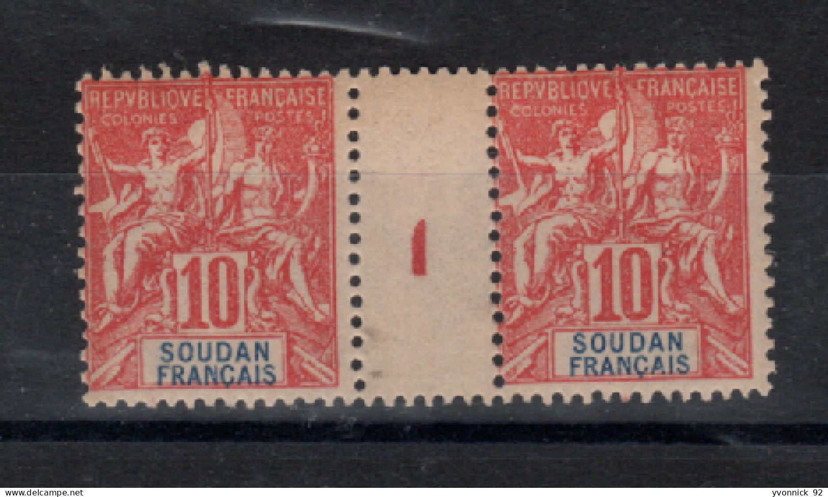 Soudan -Français _ 1 Millésime 10c '1901) N° - Autres & Non Classés