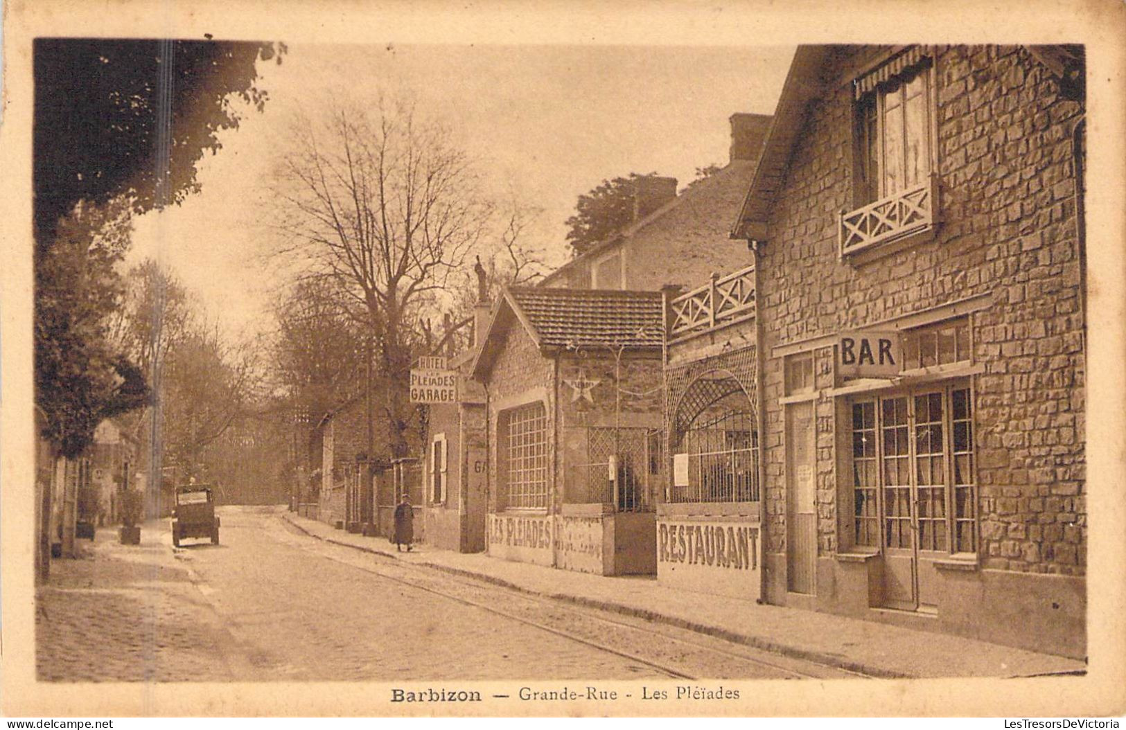 FRANCE - 77 - BARBIZON - Grande Rue - Les Pleiade - Carte Postale Ancienne - Barbizon