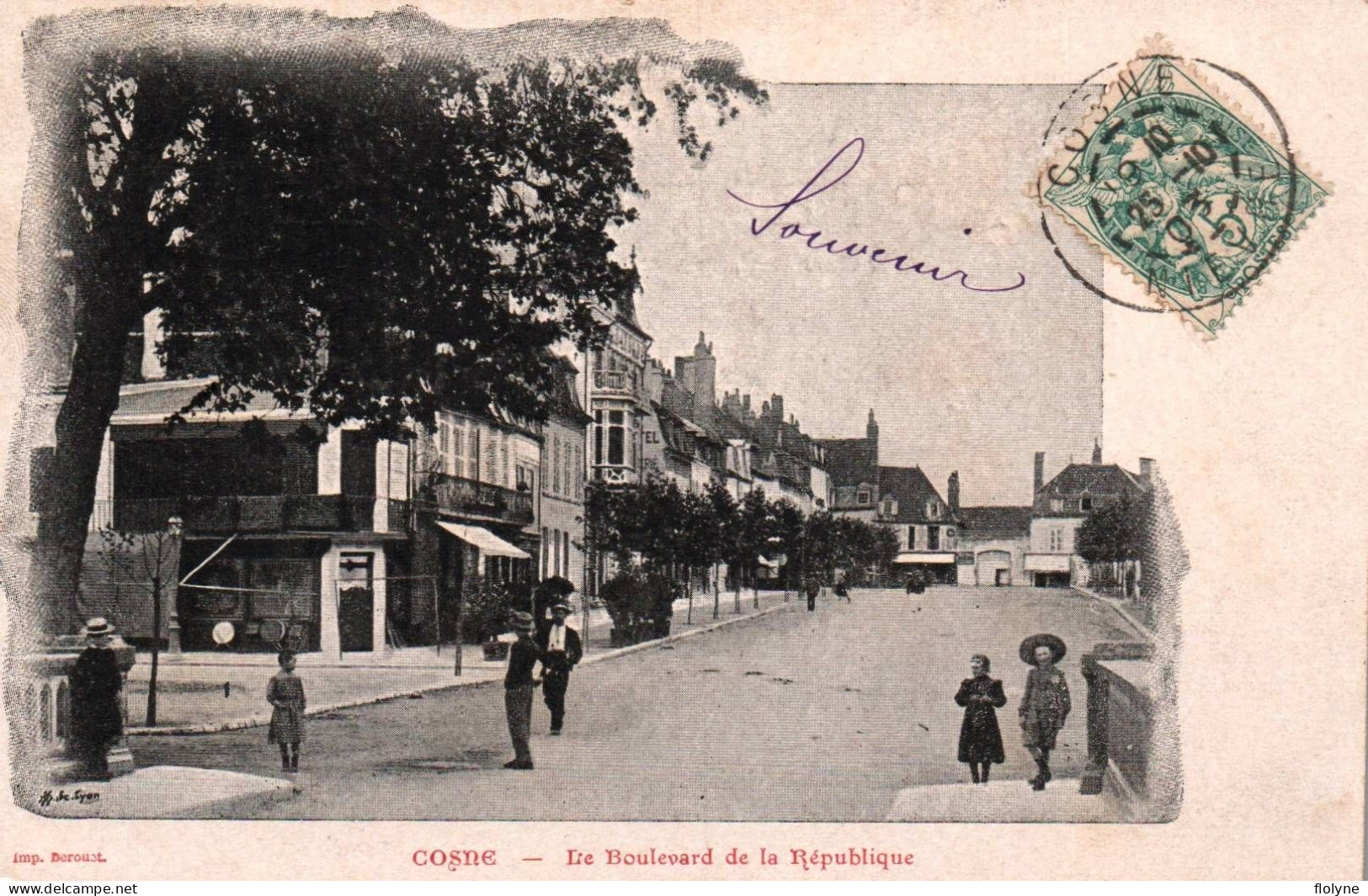 Cosne - Le Boulevard De La République - Cosne Cours Sur Loire