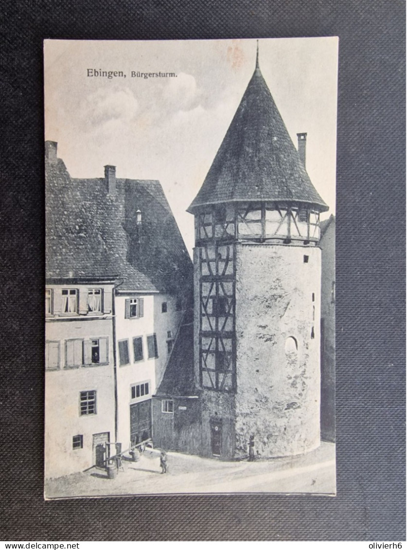 CP ALLEMAGNE DEUTSCHLAND (V1902) EBINGEN (2 Vues) BÜRGERSTURM - Albstadt