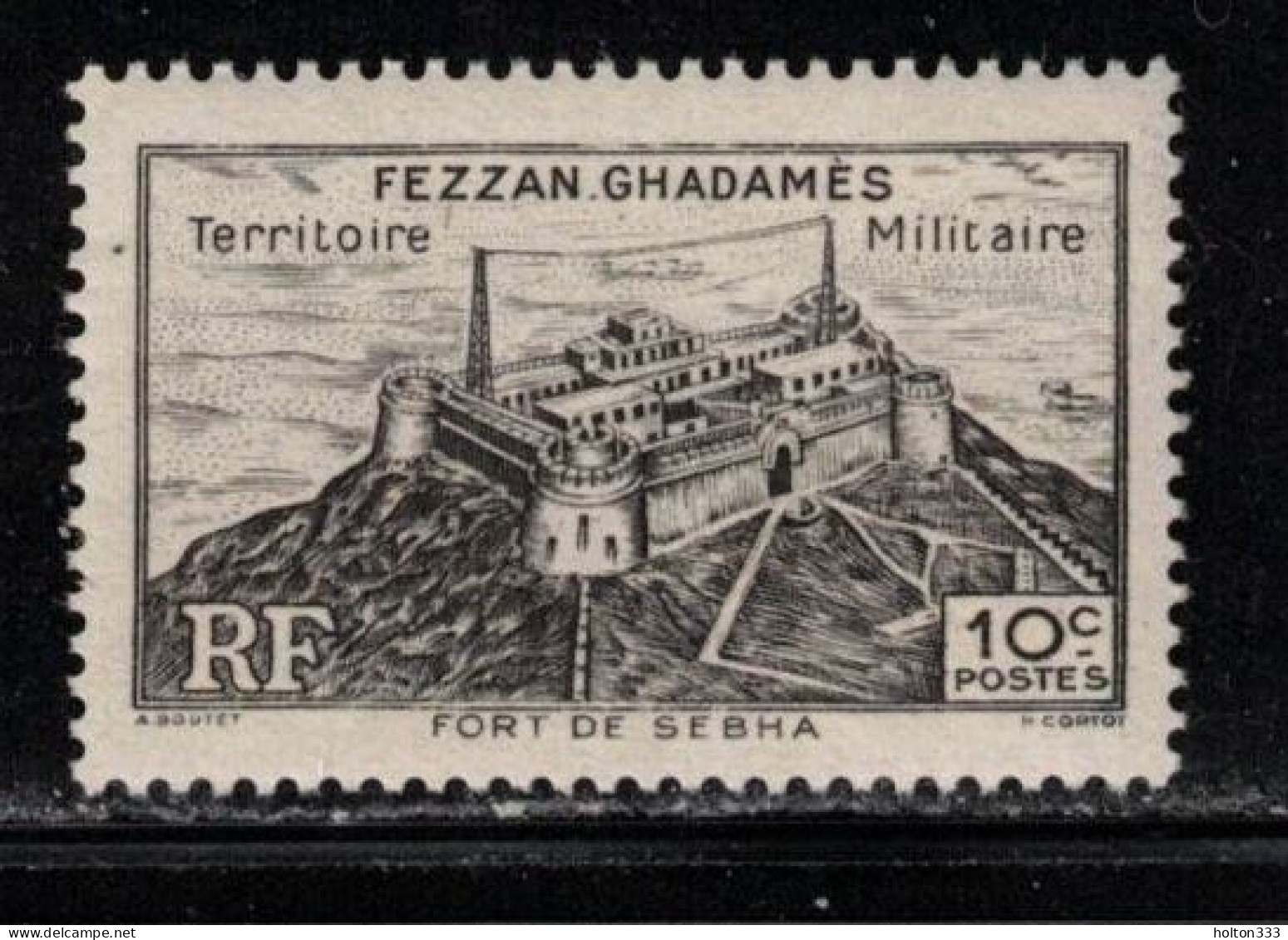 FEZZAN Scott # ??? MNH - Military Fort - Unused Stamps