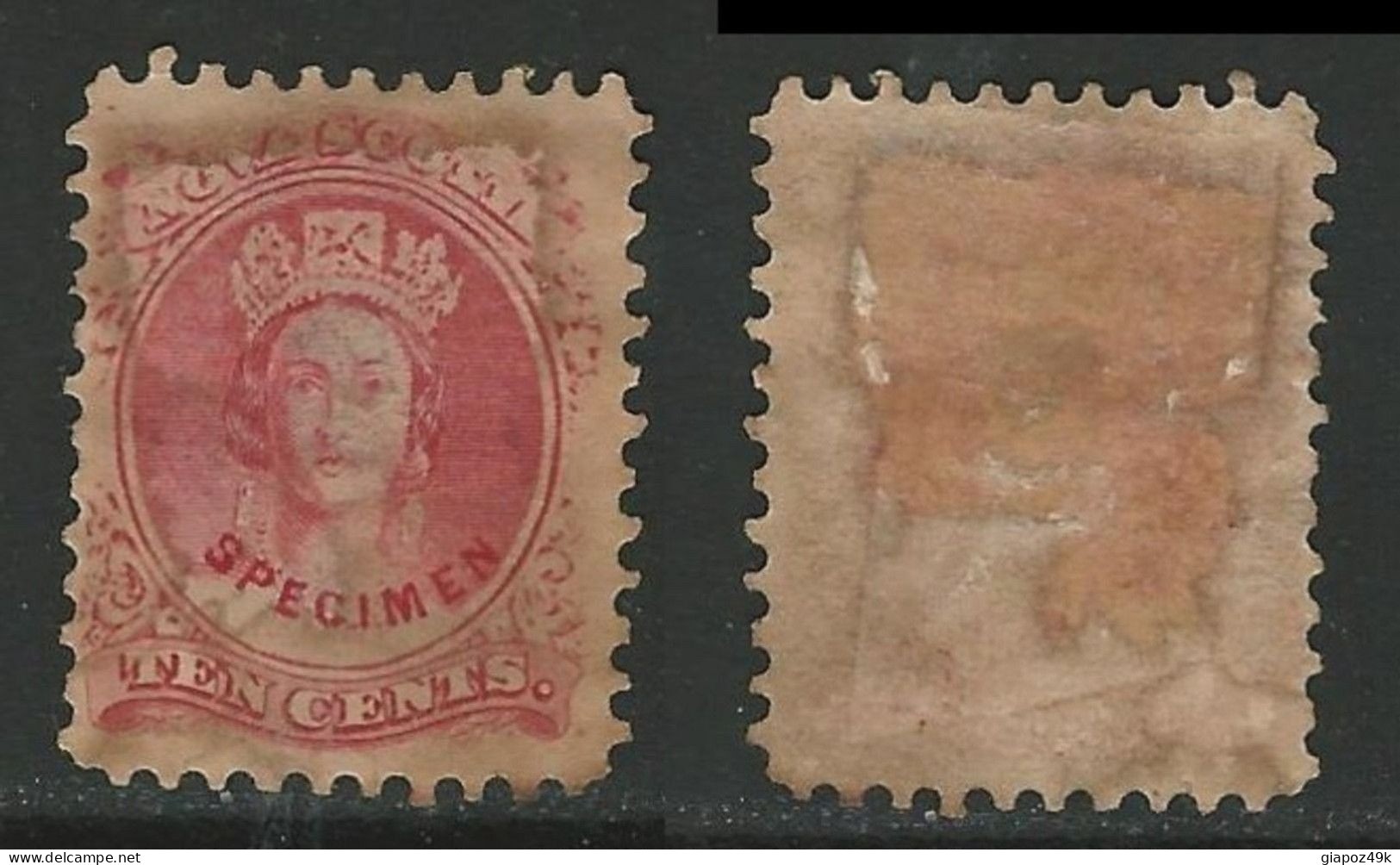 ● CANADA NOVA SCOTIA 1860 ֍ Regina Victoria ֍ SPECIMEN ● Nuovo S.G. ● Imitazione D'epoca ● Lotto 1558 B ● - Ungebraucht