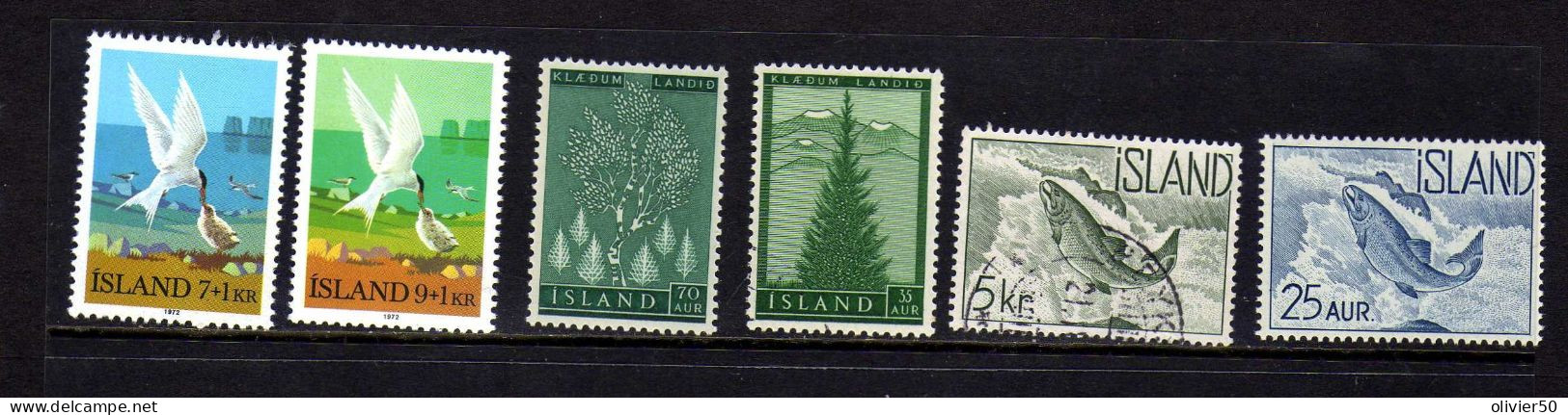 Islande - Faune - Flore - Obliteres - Used Stamps