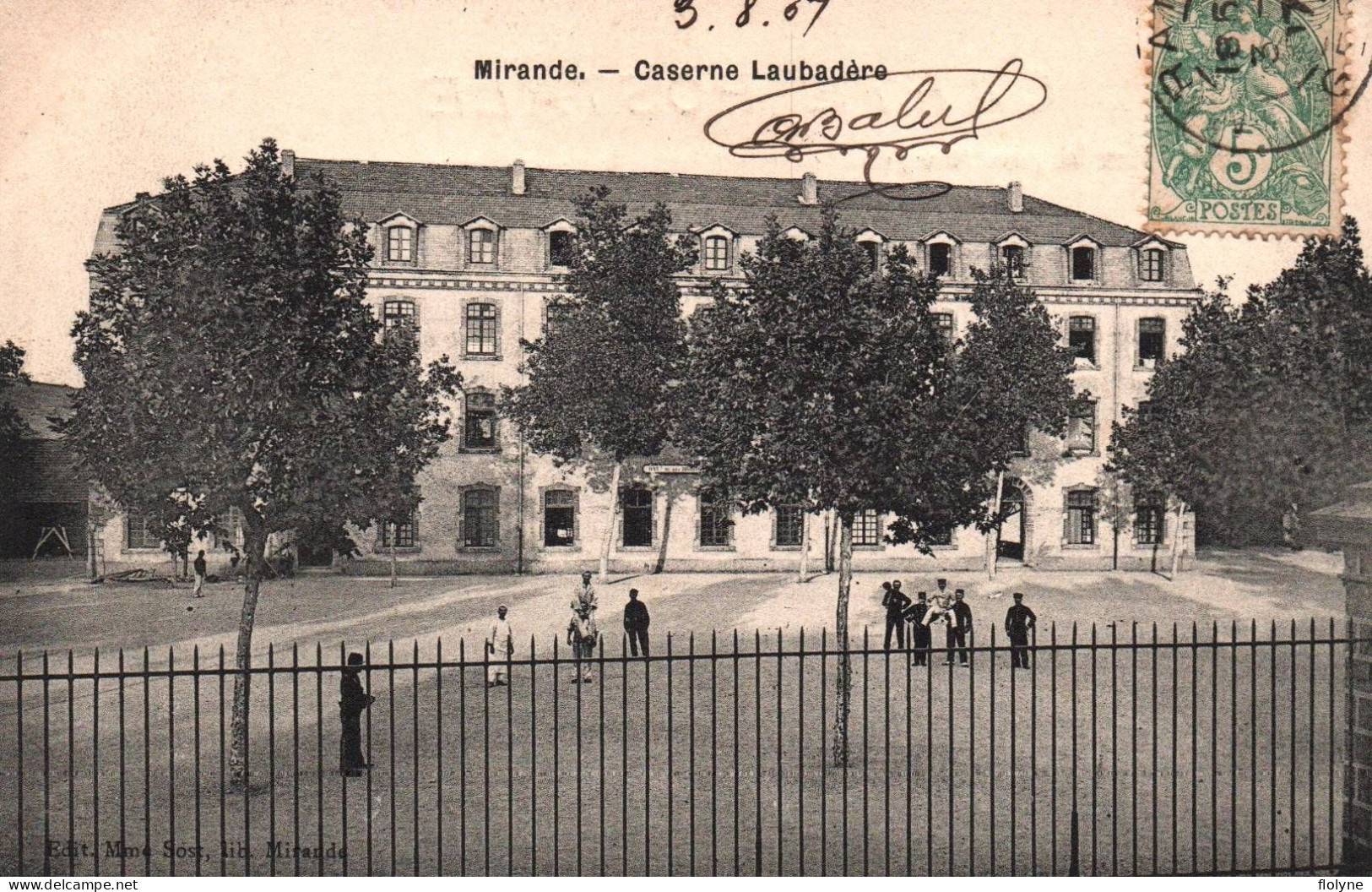Mirande - La Caserne Militaire Labaudère - Militaria - Mirande