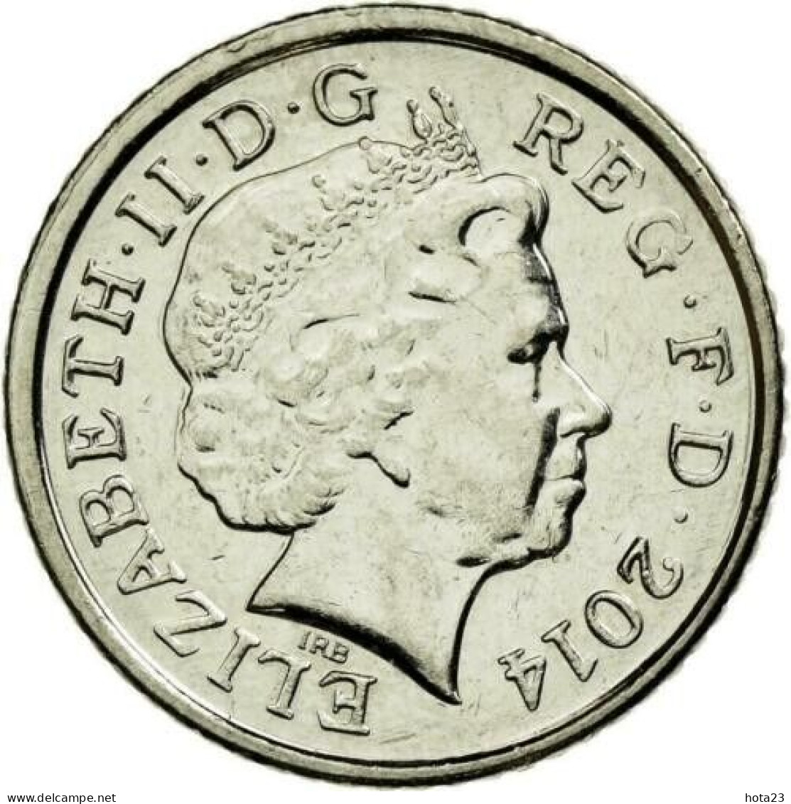 United Kingdom 5 Pence - Elizabeth II | Royal Shield| Coin KM1109d 2014 - 5 Pence & 5 New Pence