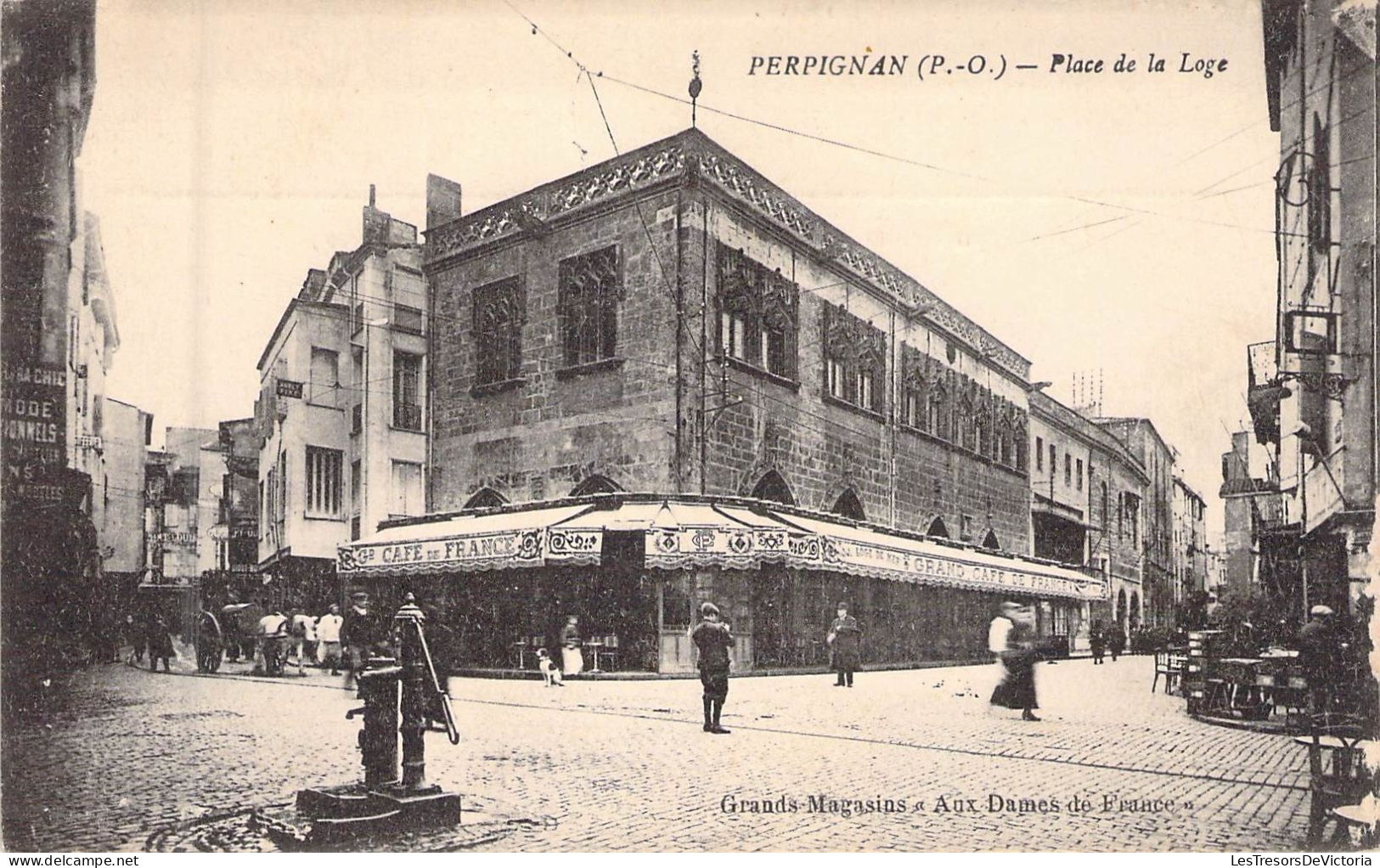 FRANCE - 66 - PERPIGNAN - Place De La Loge - Carte Postale Ancienne - Perpignan