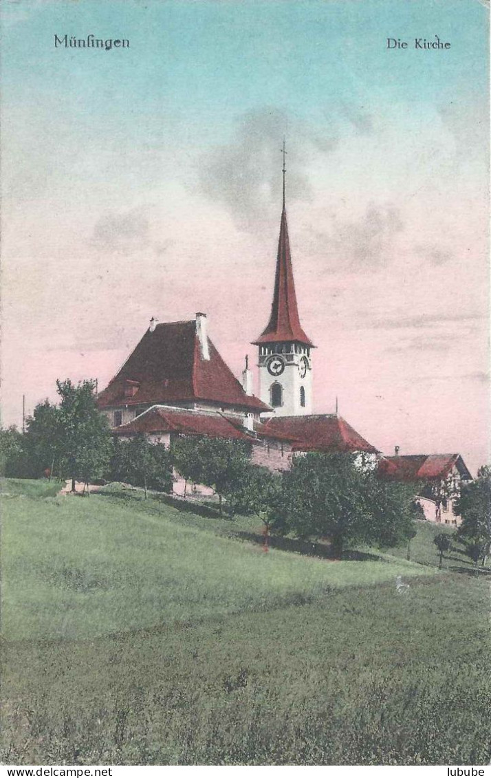 Münsingen - Die Kirche         Ca. 1910 - Münsingen