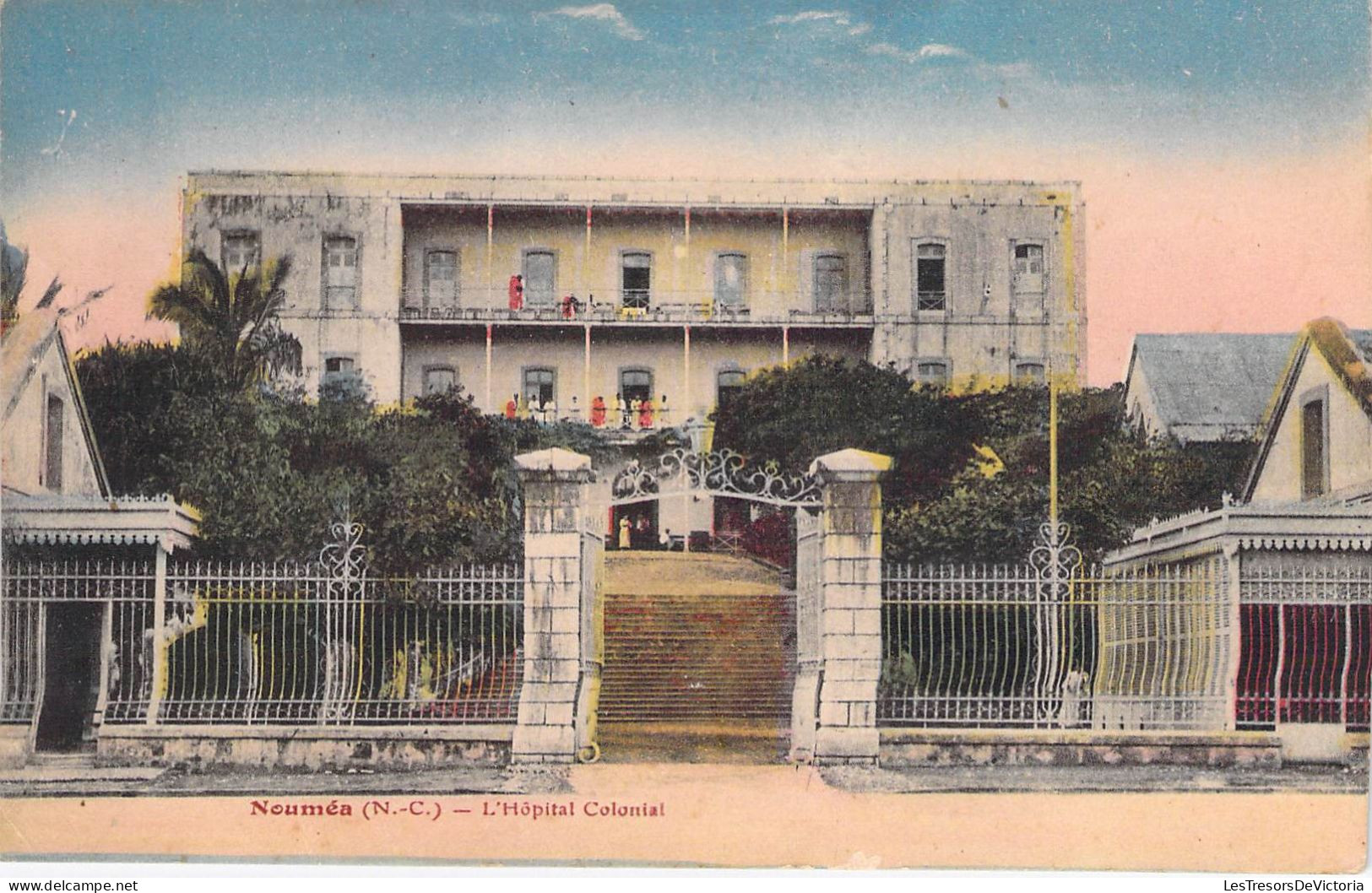 Nouvelle Calédonie - Nouméa - L'hôpital Colonial - Colorisé - Carte Postale Ancienne - Neukaledonien