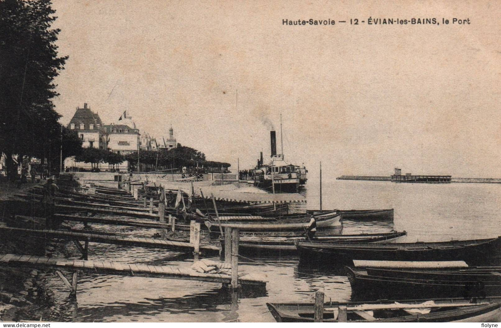 évian Les Bains - Vue Sur Le Port - Evian-les-Bains