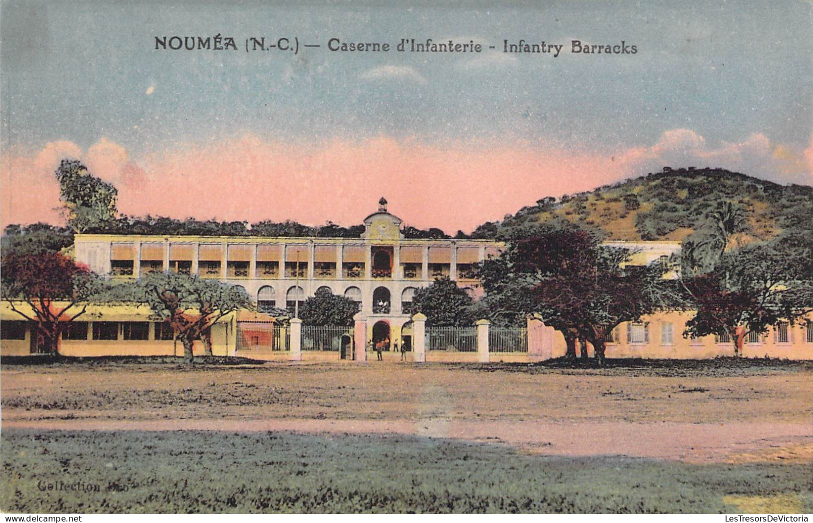 Nouvelle Calédonie - Nouméa - Caserne D'infanterie - Infantry Barracks - Colorisé - Carte Postale Ancienne - New Caledonia