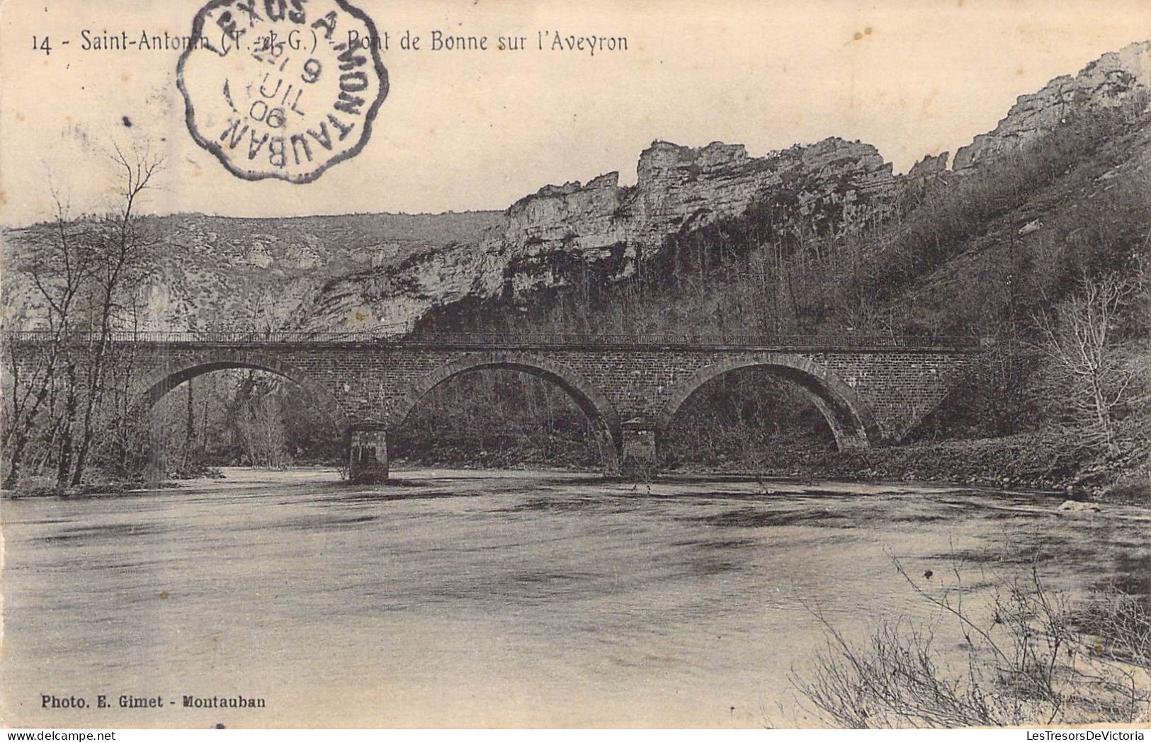 FRANCE - 82 - SAINT ANTONIN - Pont De Bonne Sur L'Aveyron - Carte Postale Ancienne - Saint Antonin Noble Val