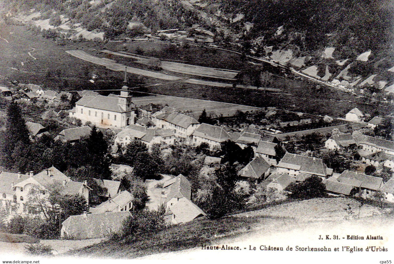 URBES  -  L' Eglise Et Le Château De Storkensohn - Rouffach