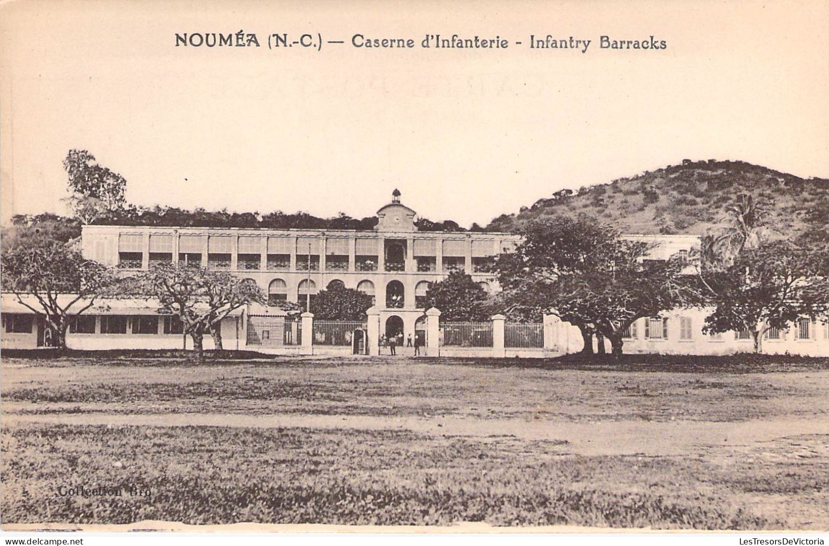 Nouvelle Calédonie - Nouméa - Caserne D'infanterie - Infantry Barracks - Carte Postale Ancienne - Nieuw-Caledonië