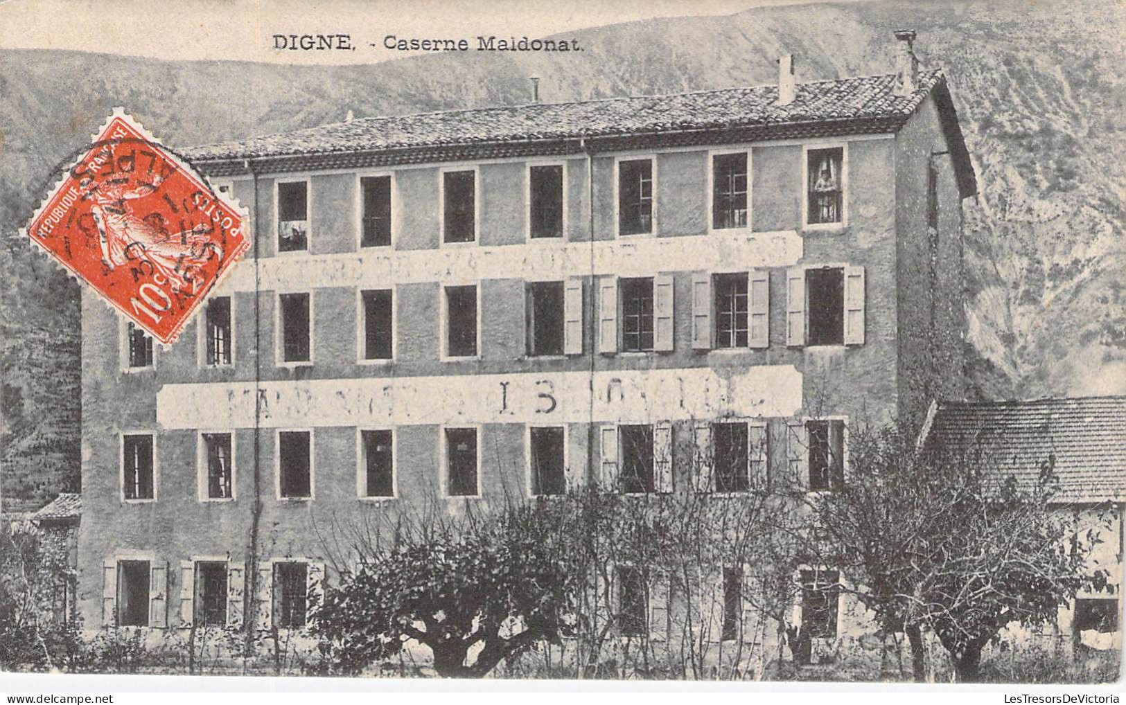 France - Digne - Caserne Maldonat - Carte Postale Ancienne - Digne