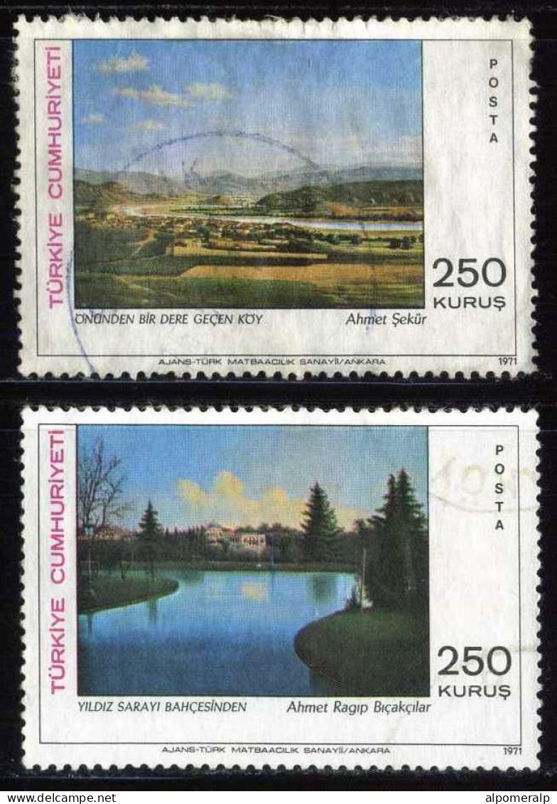 Türkiye 1971 Mi 2205-2206 Paintings (3rd Issue) - Used Stamps