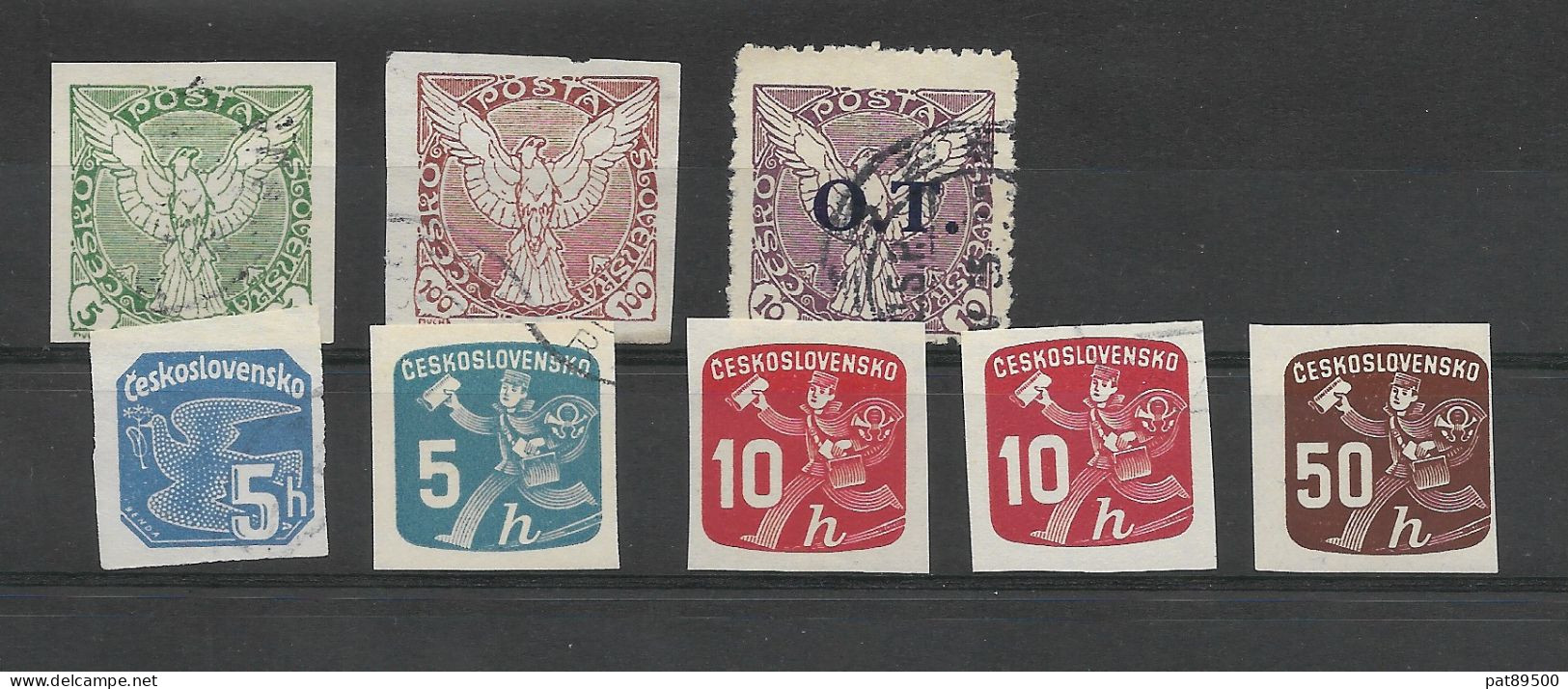 TCHECOSLOVAQUIE / Lot De 8 Timbres Pour Journaux Tous états  / Liquidation  !!!  // - Newspaper Stamps