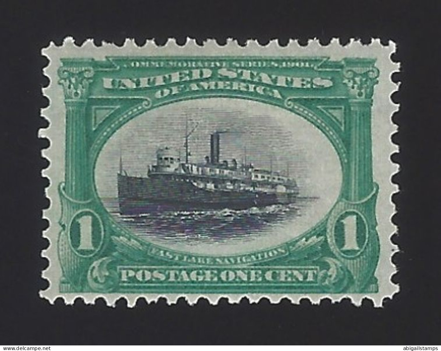 US #294 1901 Green & Black Wmk 191 Perf 12 MNH F-VF Scv $45 - Unused Stamps