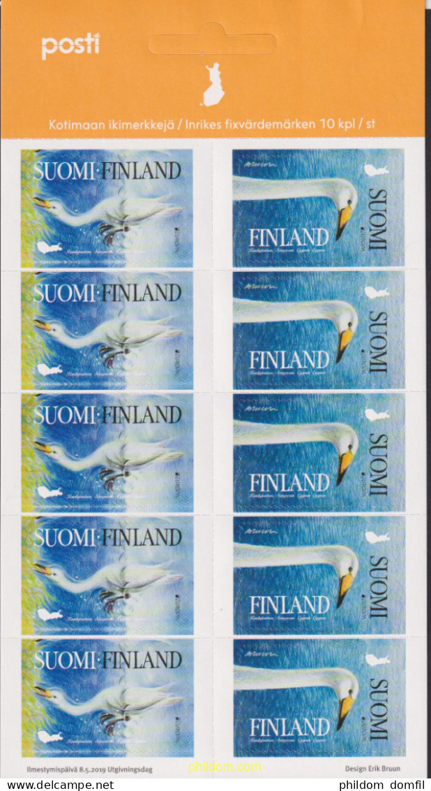 611008 MNH FINLANDIA 2019 EUROPA CEPT 2019 - NATIONAL BIRD - Usados