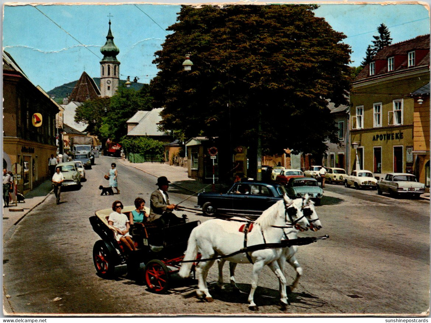 Austria Wien Vienna Grinzing Himmelstrasse 1968 - Grinzing