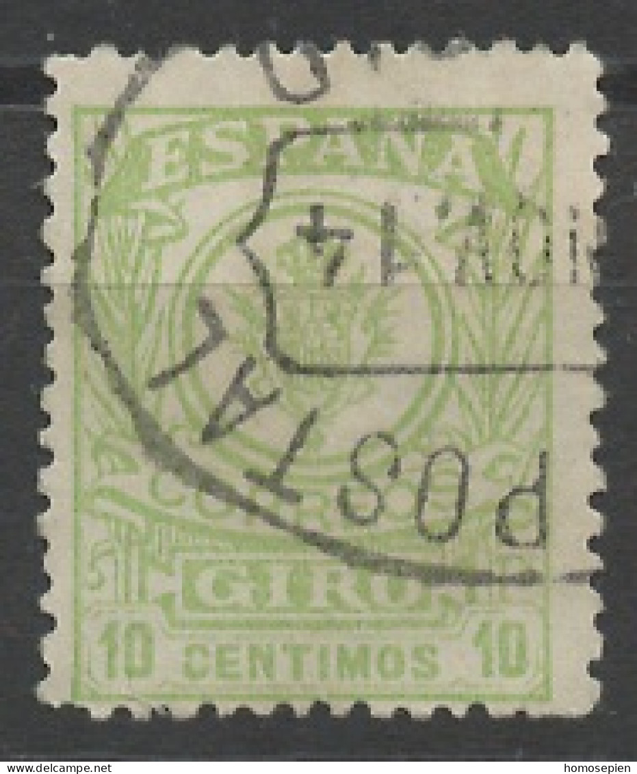 Espagne - Spain - Spanien Mandat 1915-20 Y&T N°M2 - Michel N°M(?) (o) - 10c Giro - Vaglia