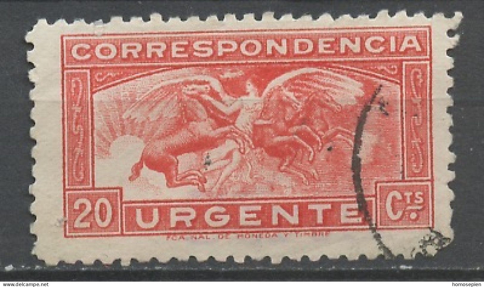 Espagne - Spain - Spanien Exprès 1934-38 Y&T N°EX15 - Michel N°EM(?) (o) - 20c Aurora - Special Delivery