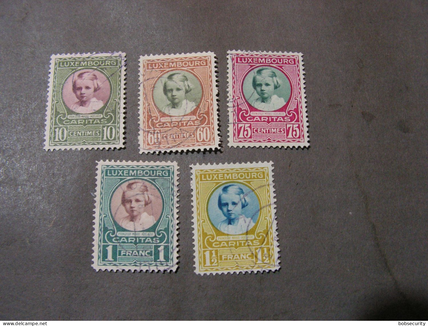Luxemburg 1928  ,  Kinderhilfe 208 - 212  €  70,00 - Oblitérés
