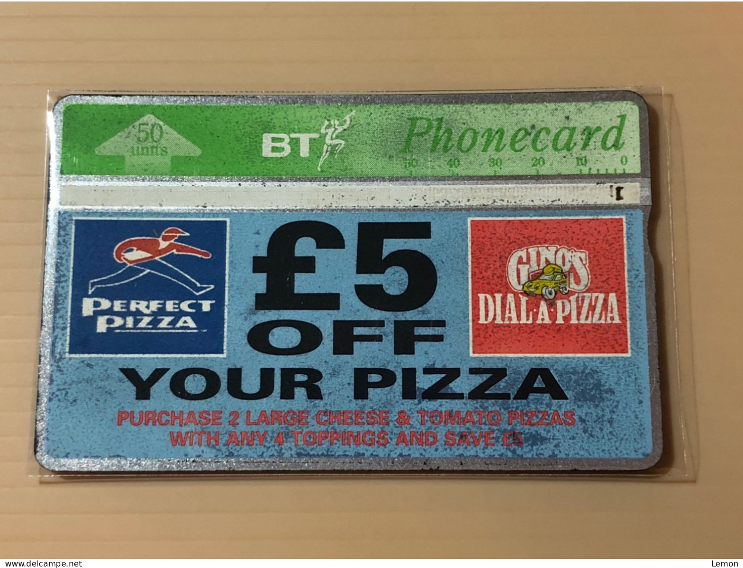 UK United Kingdom - British Telecom Phonecard - Perfect Pizza  - Set Of 1 Used Card - Collections