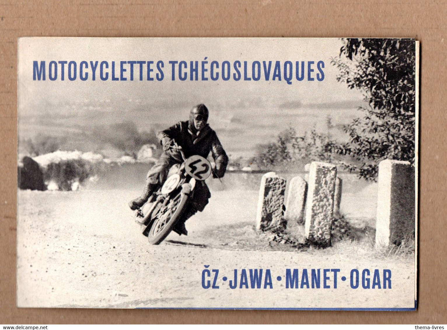 (moto) Dépliant  MOTOCYCLETTES TCHECOSLOVAQUES  CZ JAWA MANET OGAR (PPP41539) - Moto