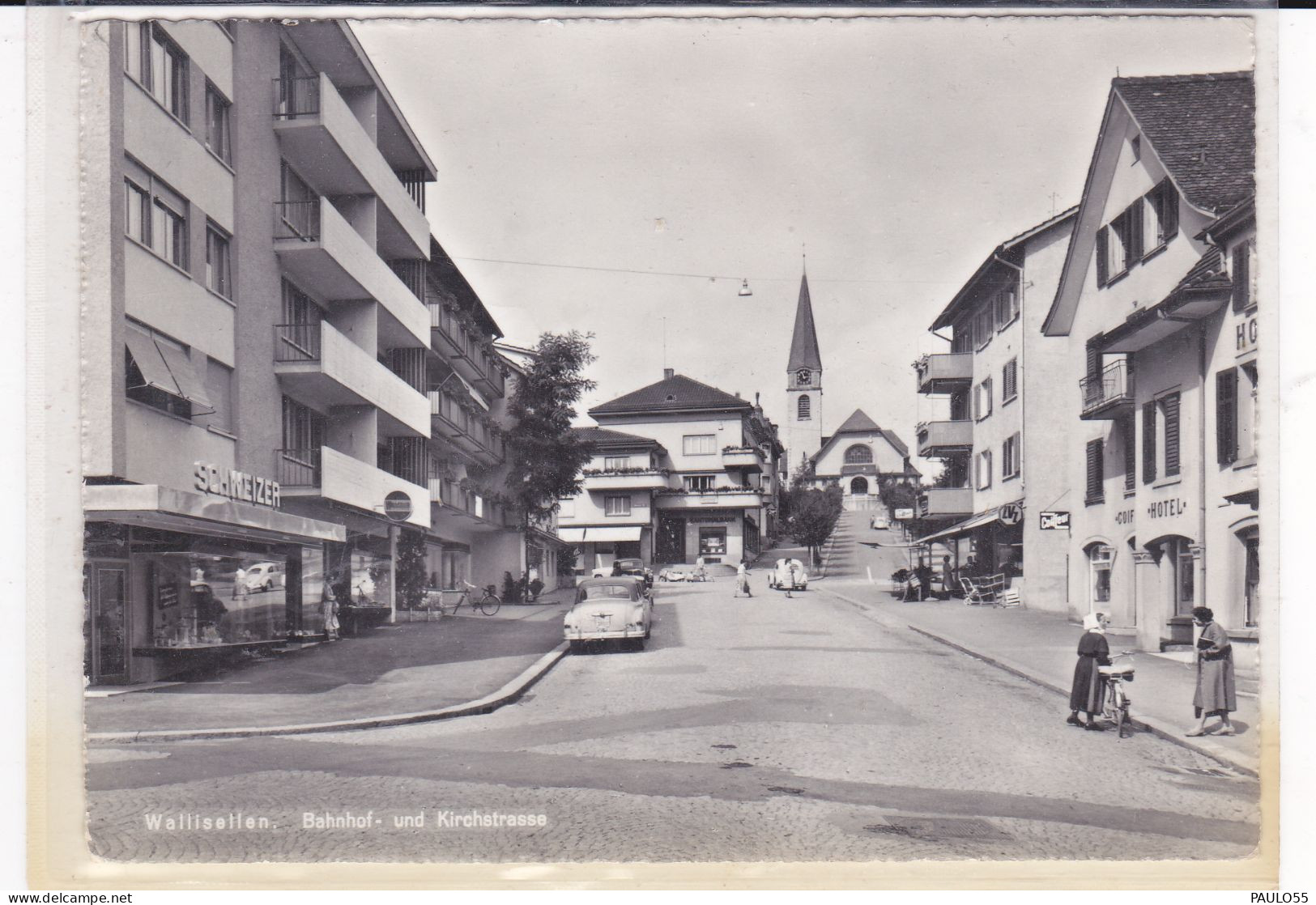 WALLISELLEN BAHNHOF UND KIRCHSTR. - Wallisellen