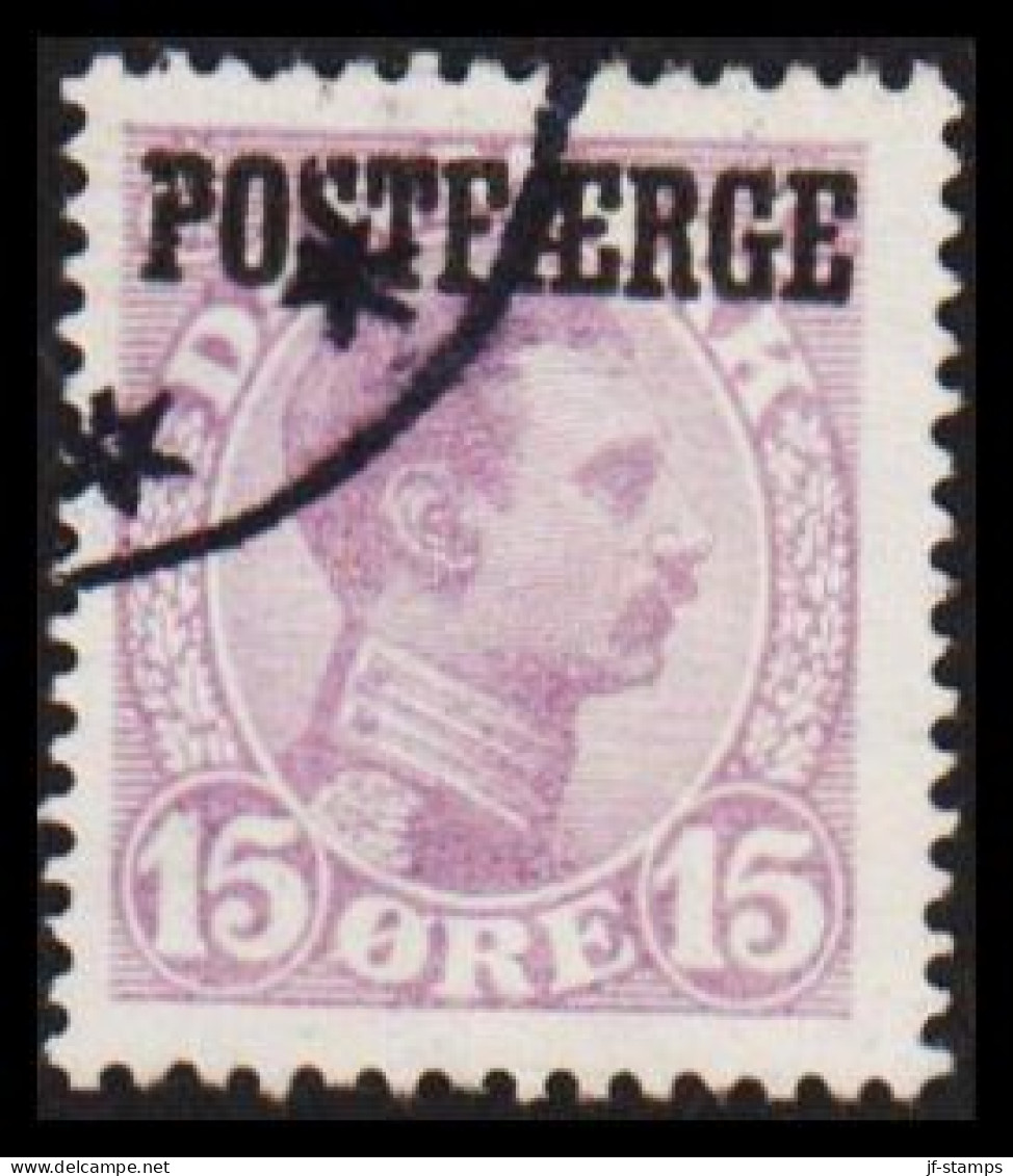1919. Parcel Post (POSTFÆRGE). Chr. X. 15 Øre Violet. (Michel PF2a) - JF531167 - Colis Postaux