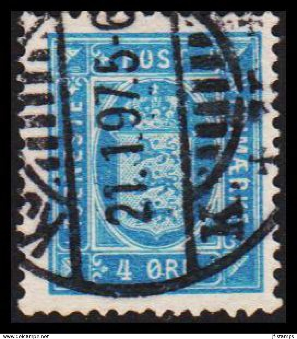 1879. Official. 4 Øre . Perf. 14x13½ Cancelled 21.1.97. (Michel D5YA) - JF531186 - Servizio