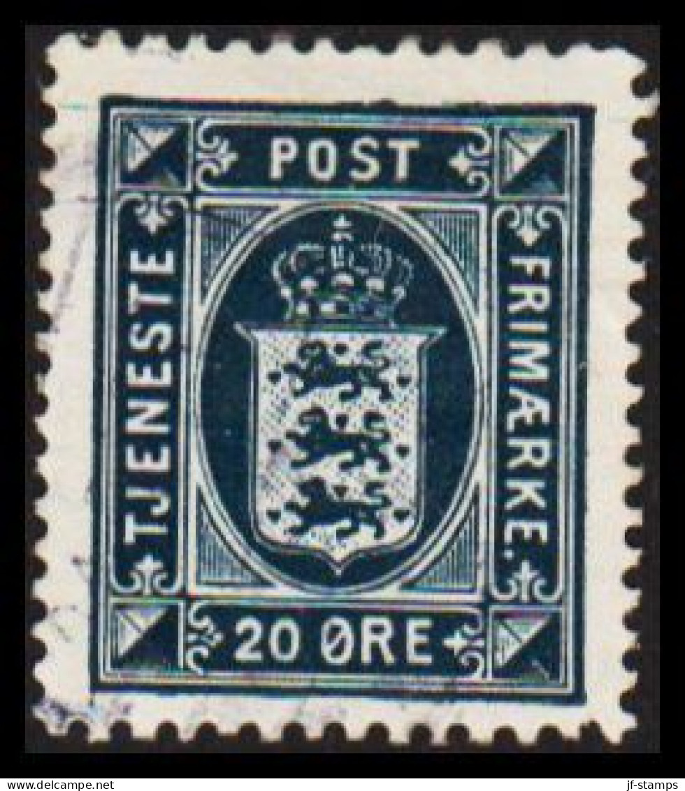 1920. Official. 20 Øre. Perf. 14x14½. (Michel D19) - JF531199 - Dienstmarken