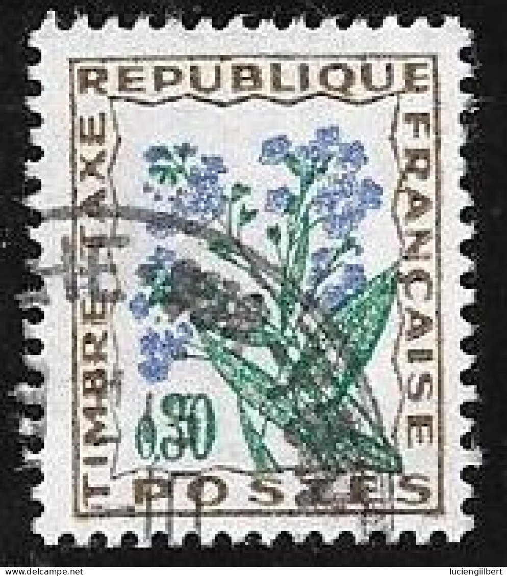 TAXE  -  TIMBRE N° 99   -   FLEURS DES CHAMPS  -    OBLITERE  -  1964 - 1960-.... Usati