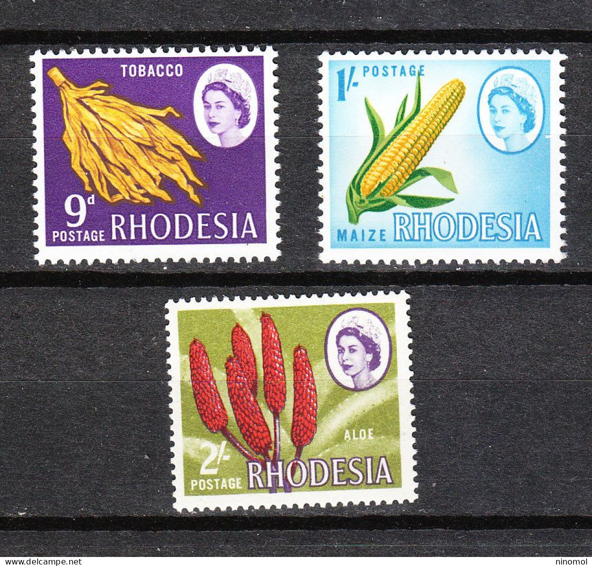 Rhodesia    -   1966.  Mais, Tabacco, Aloe. MNH - Agriculture