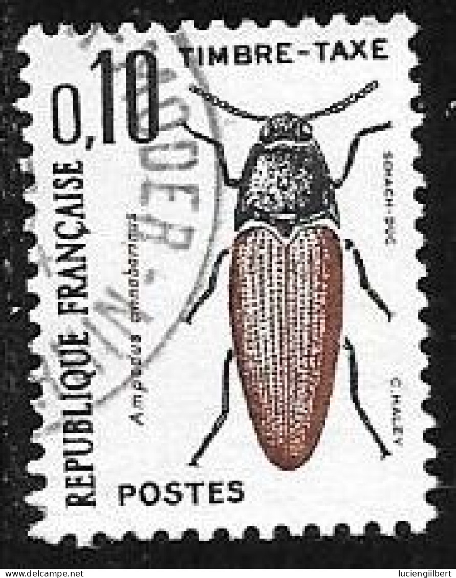 TAXE  -  TIMBRE N° 103     -   INSECTES  -     OBLITERE  -  1982 - 1960-.... Gebraucht