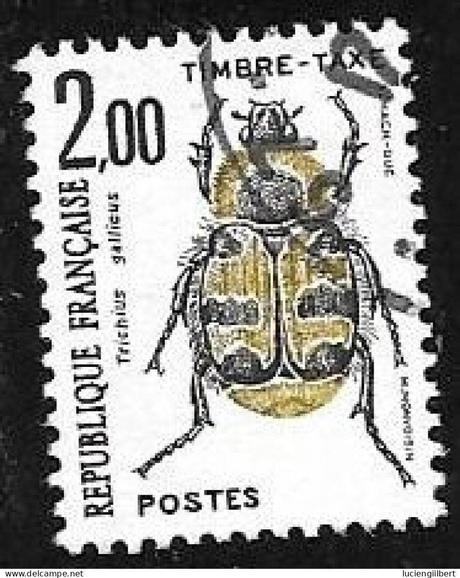 TAXE  -  TIMBRE N° 107     -   INSECTES  -     OBLITERE  -  1982 - 1960-.... Gebraucht