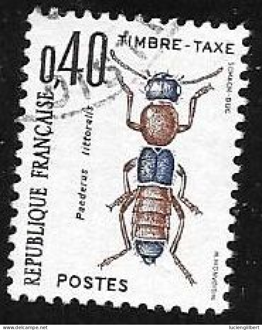 TAXE  -  TIMBRE N° 110     -   INSECTES  -     OBLITERE  -  1983 - 1960-.... Used