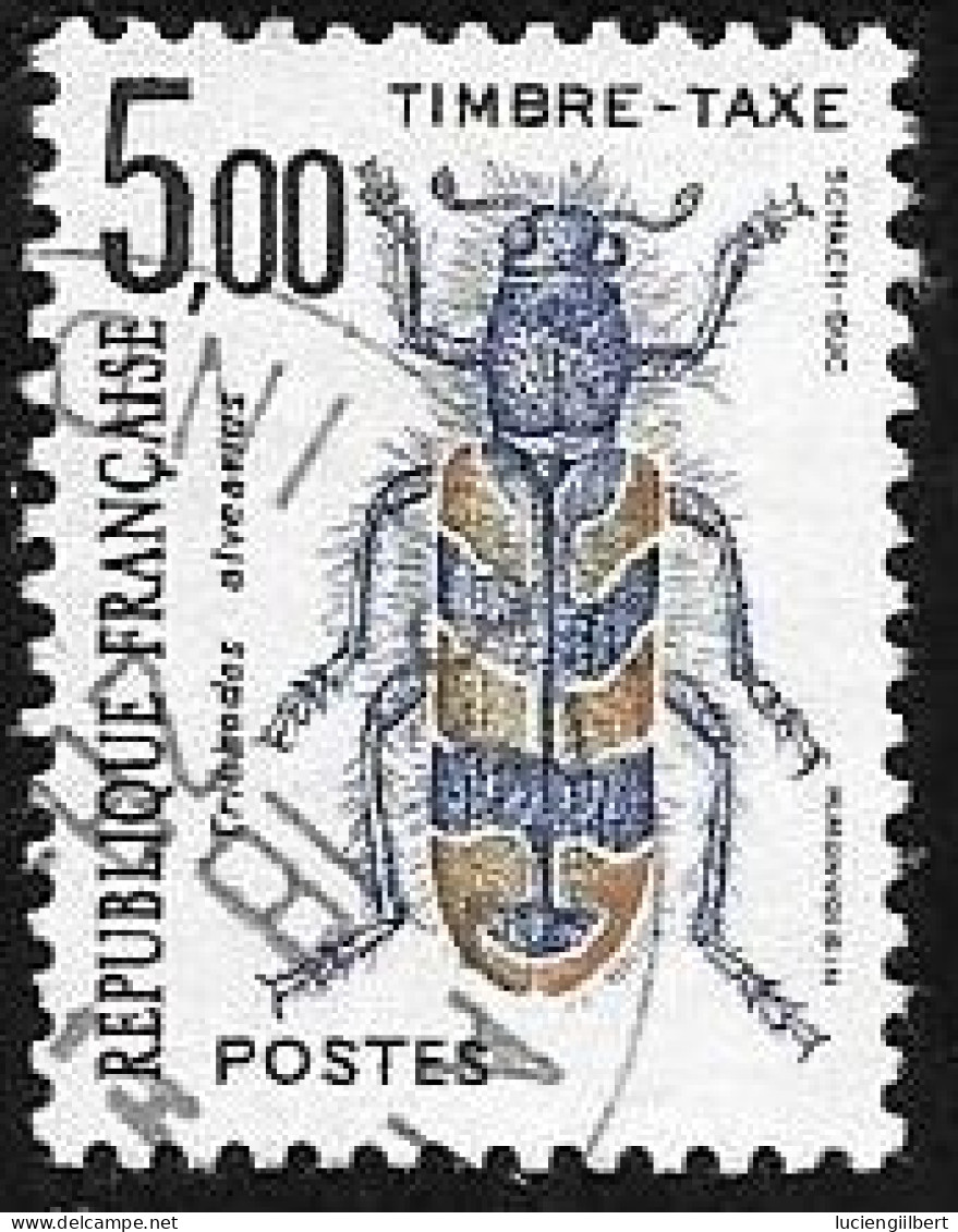 TAXE  -  TIMBRE N° 112    -   INSECTES  -     OBLITERE  -  1983 - 1960-.... Gebraucht