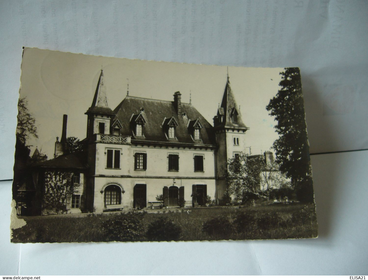 ORADOUR SUR VAYRES 87 HAUTE  VIENNE TOUR DU CHATEAU DE CALLADREAU  CPSM FORMAT CPA 1952 PHOTO COMBIER MACON - Oradour Sur Vayres